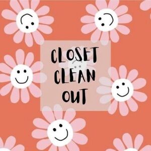 CLOSET CLEAN OUT!
